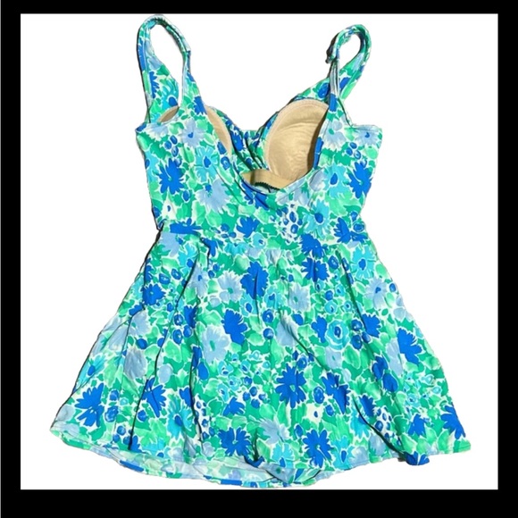 ❤️3/$15❤️Vintage SeaWaves Swim Dress Size 10 - Picture 4 of 5